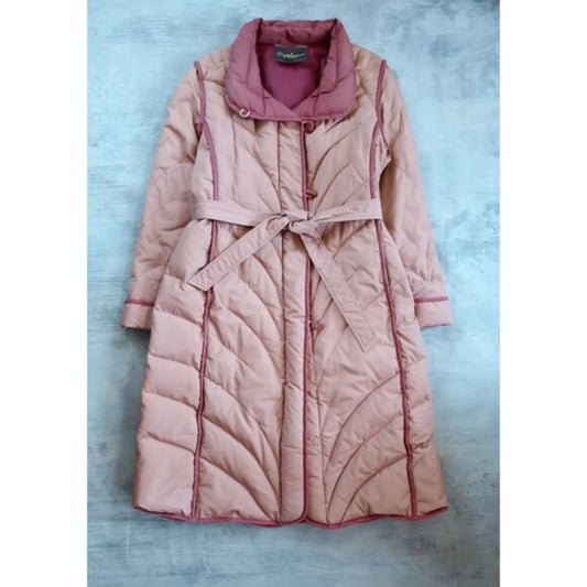 Vintage 1980s Cyclone Goose Down Shell Puffer Long Jacket