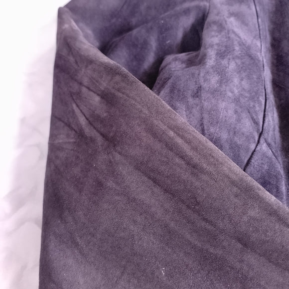 Vintage Danier Suede Tie-Front Jacket - Purple