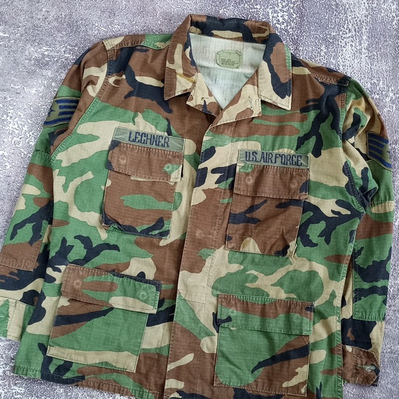 Vintage Camouflage US AIR FORCE LECHNER Jacket 8415-01-390-8548