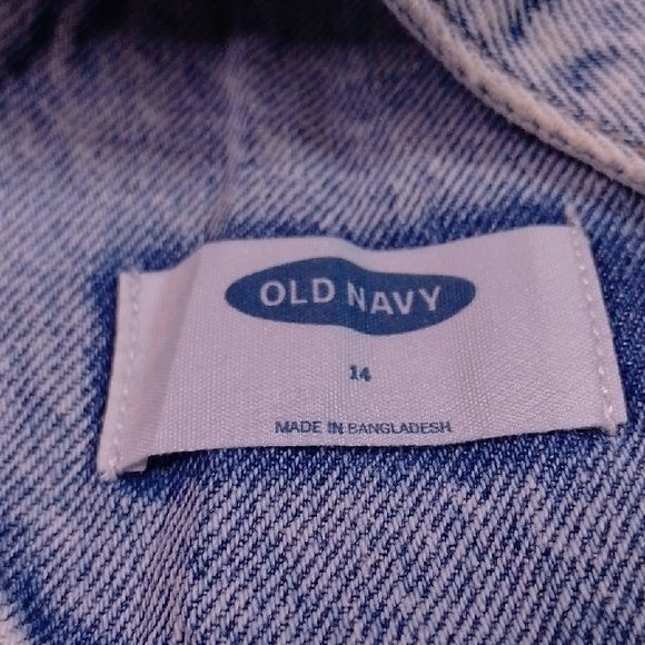 Vintage-Style Denim Overalls Old Navy