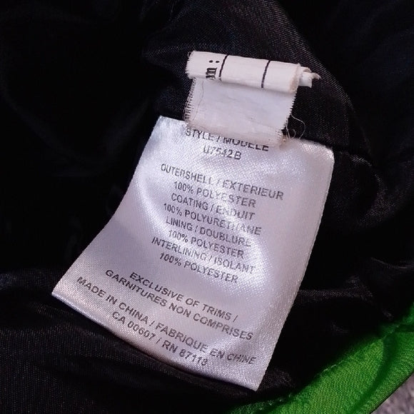 FOG LONDON FOG Blue and Green Hooded Jacket YOUTH