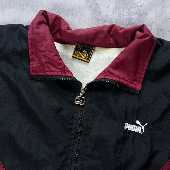 Vintage 90s PUMA Windbreaker Jacket Colour Block