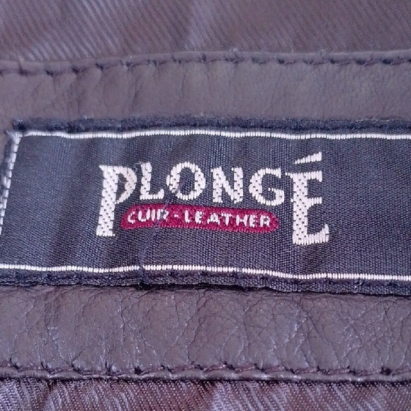 Vintage 90s Classic Style Black Leather SOFT