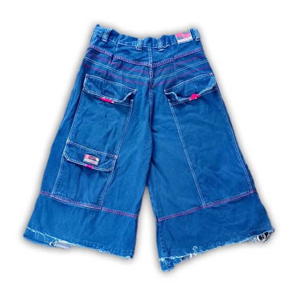 Vintage 90s SNAKE EYES BIG BAGGY WIDE DENIM JEANS JNCO-TYPE UNISEX