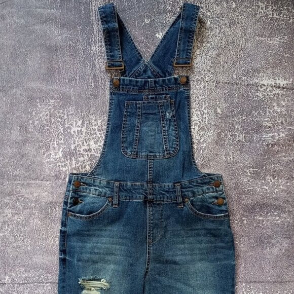 BLUE SPICE Women's Blue Denim Overalls