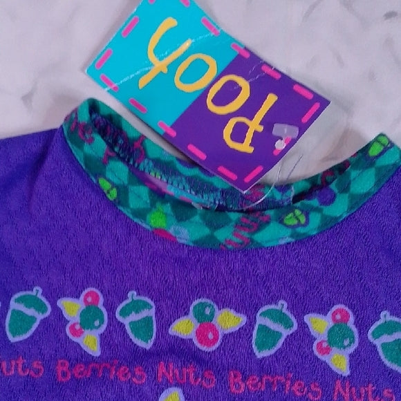 Vintage 90s Disney Winnie The Pooh Shirt Dress With Matching Pants NWT