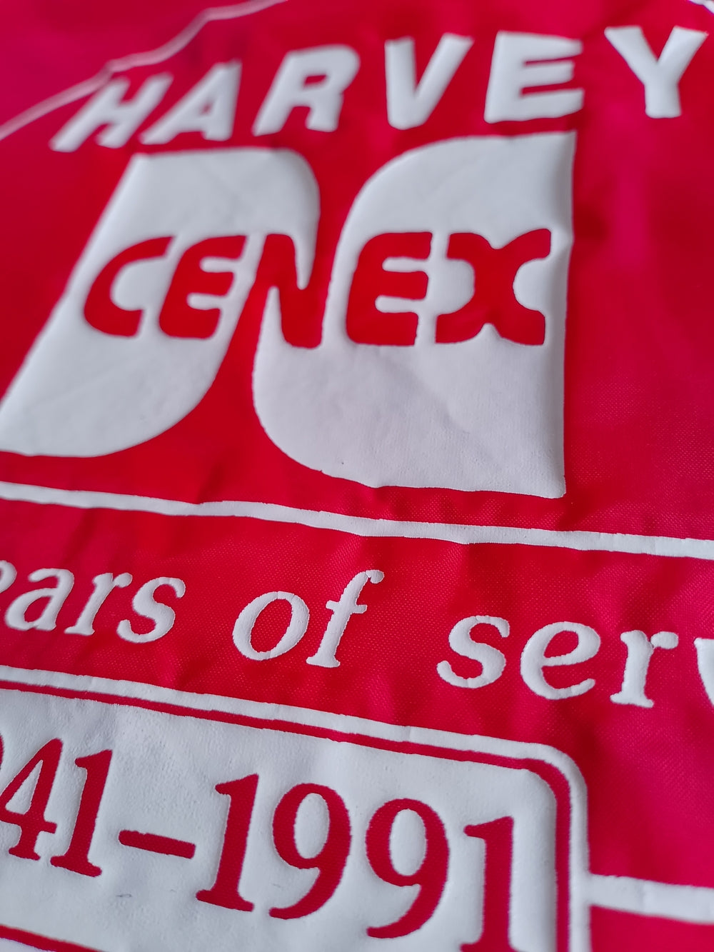 Vintage 1991 Harvey CENEX 50 YEARS OF SERVICE Graphic Jacket
