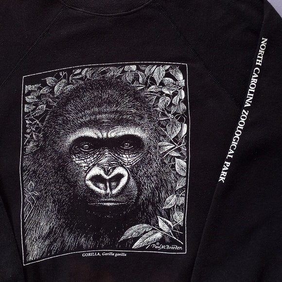 Vintage 90s Gorilla North Carolina Zoological Park Sweater Unisex