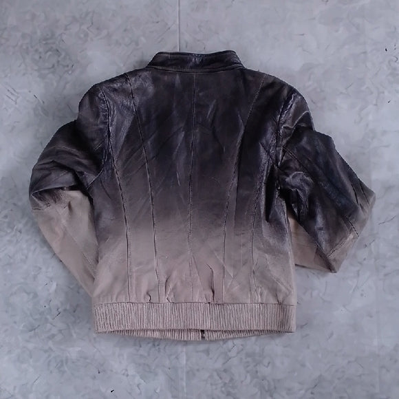 DANIER Gradient Black and Grey Women's Jacket