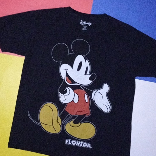 Disney Mickey Mouse Double Sided Big Print T-Shirt