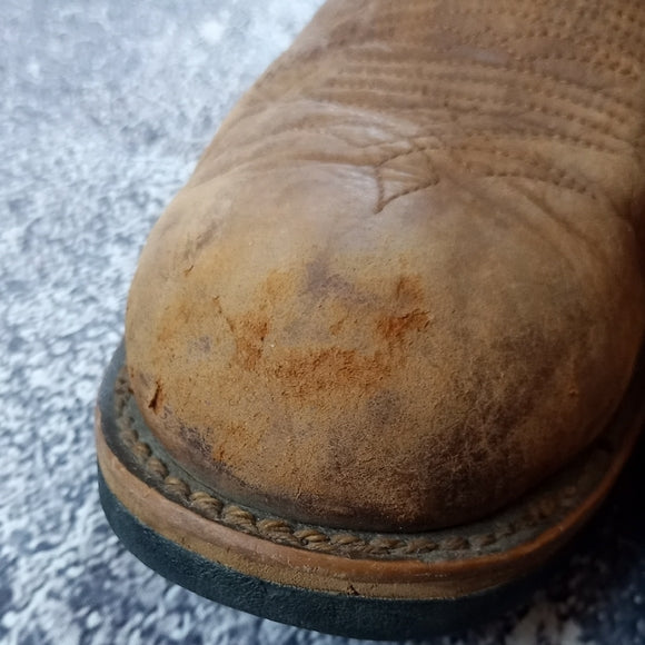 Men's Brown Leather Cowboy Boots