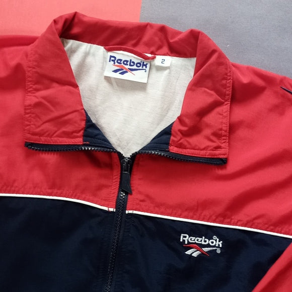 Vintage 90s Reebok Soccer Big Logo Windbreaker Jacket Unisex