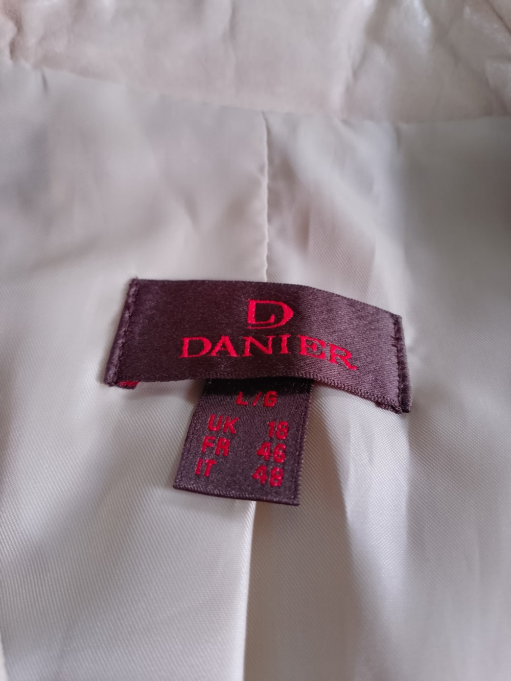 Vintage Danier Tan/Brown Leather Blazer Jacket