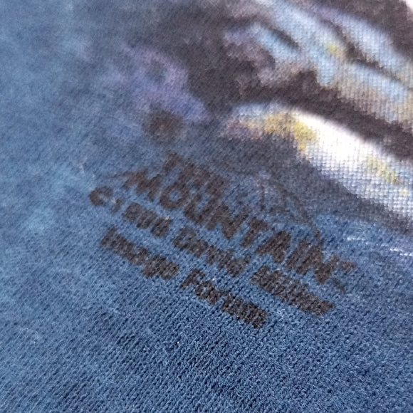 Vintage 1999 The Mountain Swiming Orcas Victoira Canda Tie Dye T-Shirt