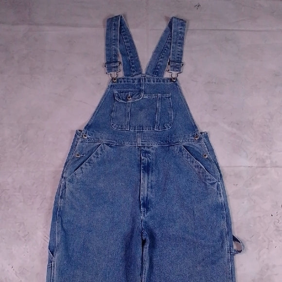 Vintage 90s NEVADA Blue Denim Overalls Workwear UNISEX
