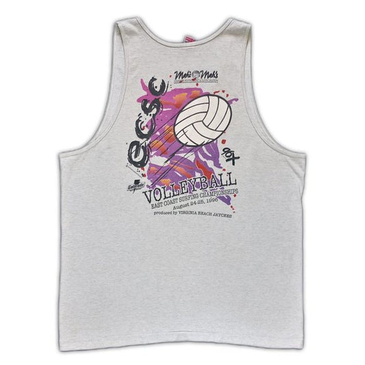 Vintage 1996 East Coast Surfing Champions Volleyball Single Stitch Muscle Tee