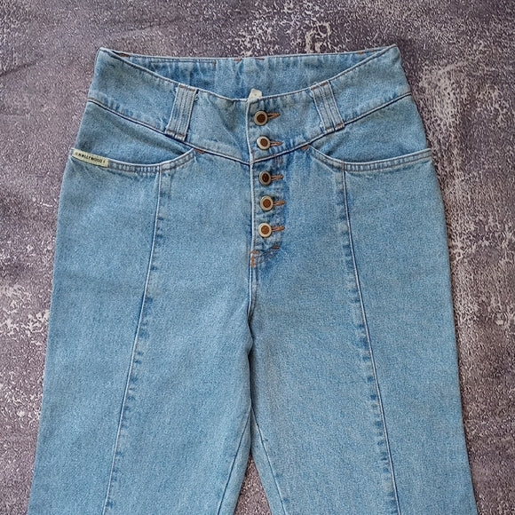 Vintage Hollywood Fared Dernim Jeans