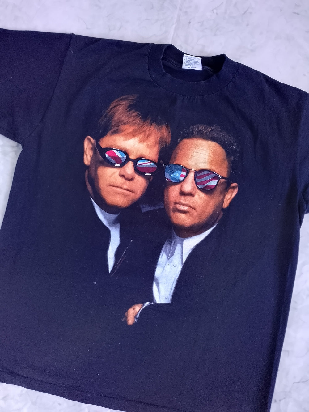 Vintage Elton John Billy Joel Spring Of ‘95 Tour Concert Shirt Single Stitch