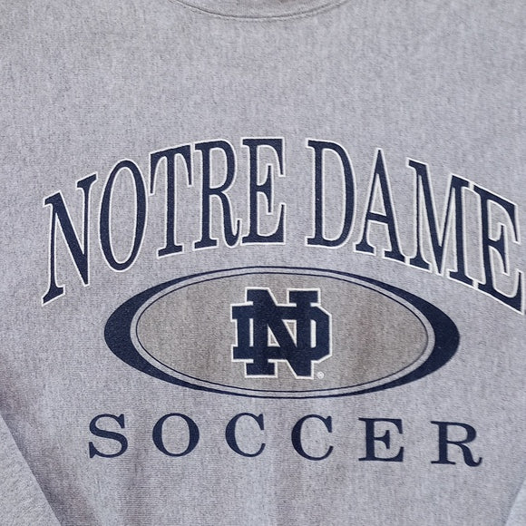 Vintage 90s Notre Dame Soccer Jansport Crewneck Sweater unisex