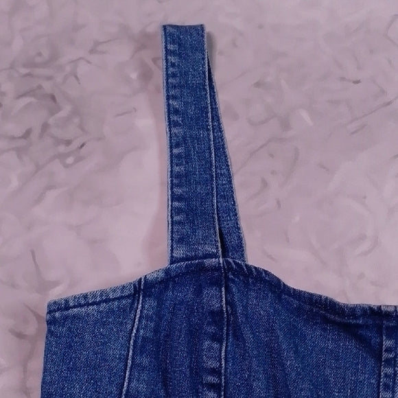 Stylish Modern Denim Overalls Workwear DynmDynamite