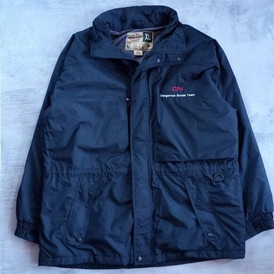 Vintage CN RAIL DANGEROUS GOODS TEAM Winter Thinsulate Jacket