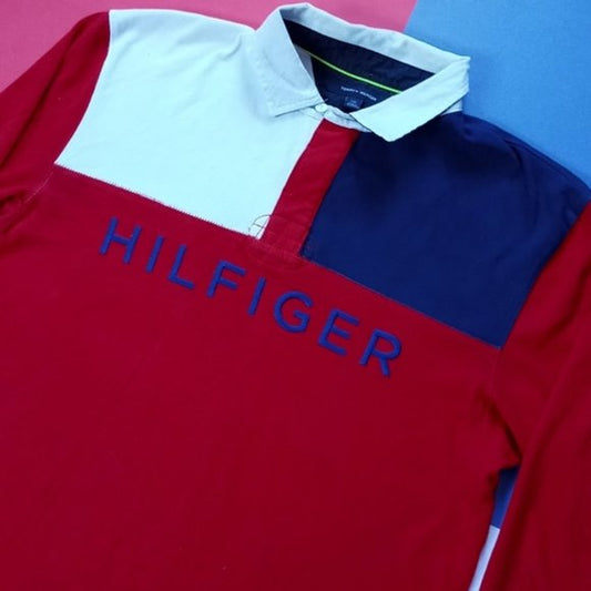 Tommy Hilfiger Large Graphic Long-Sleeve Polo Shirt