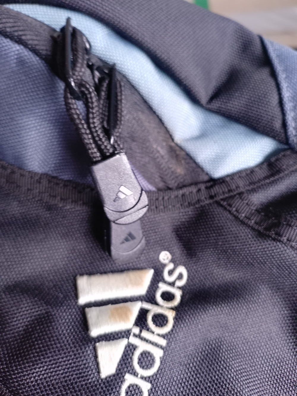VINTAGE Adidas Black & Gray Mini Backpack