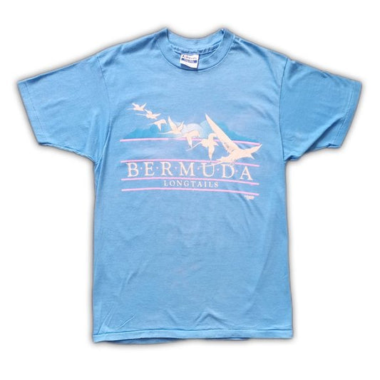 Vintage 1980s Bermuda Longtails Tuckers tees Single Stitch T-Shirt Unisex