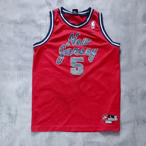 NIKE NBA New Jersey Nets Jason Kidd Basketball Jersey #5