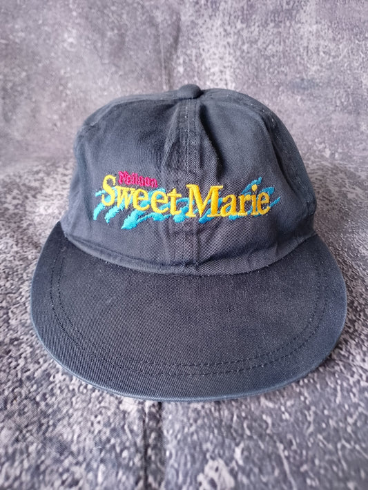Vintage 90s Sweet Marie Embroidered Black Baseball Cap