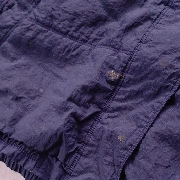 Vintage 90s NIKE Navy and White Sleeveless Vest Jacket