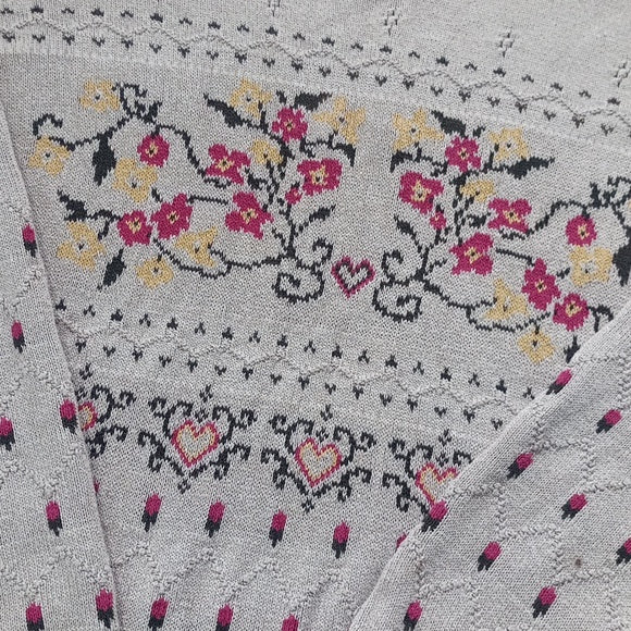 Vintage FLORAL Pattern Nothern Reflections Sweater