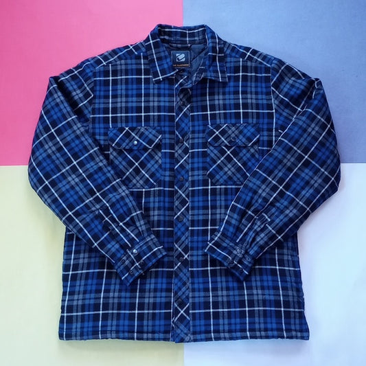 BC Clothing Lumberjack Plaid Button-Up Woodsmen Jacket