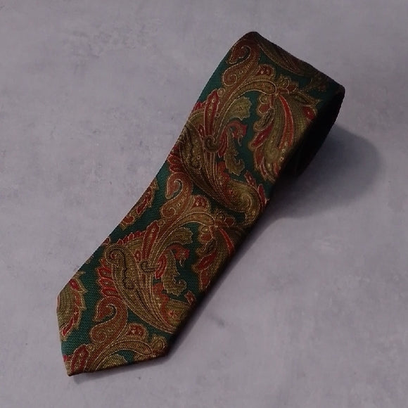 THOMAS PINK MADE IN ITALY TIE Elegant Paisley Silk Tie