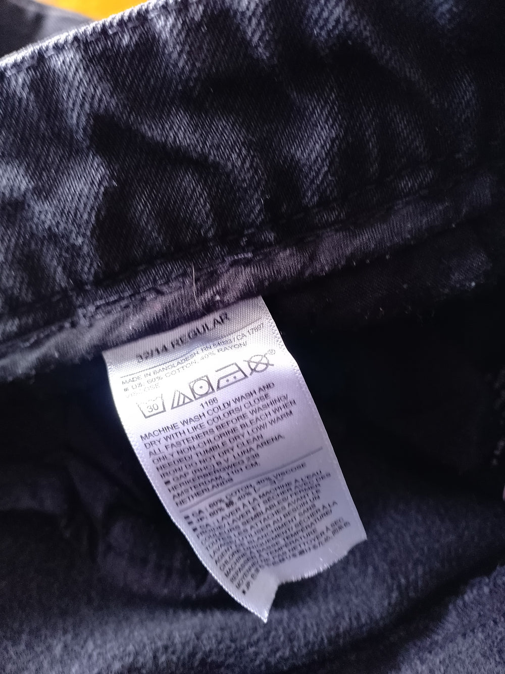 Banana Republic Mid-Rise Straight Regular Baggy Black Denim Jeans