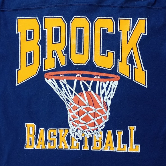 Vintage 80s/90s Brock Basketball Graphic T-Shirt