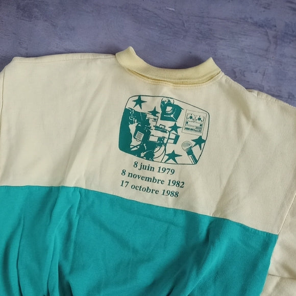 Vintage 1988 ATTM Association of Tele-Mertrois Technicians  SWEATER UNISEX