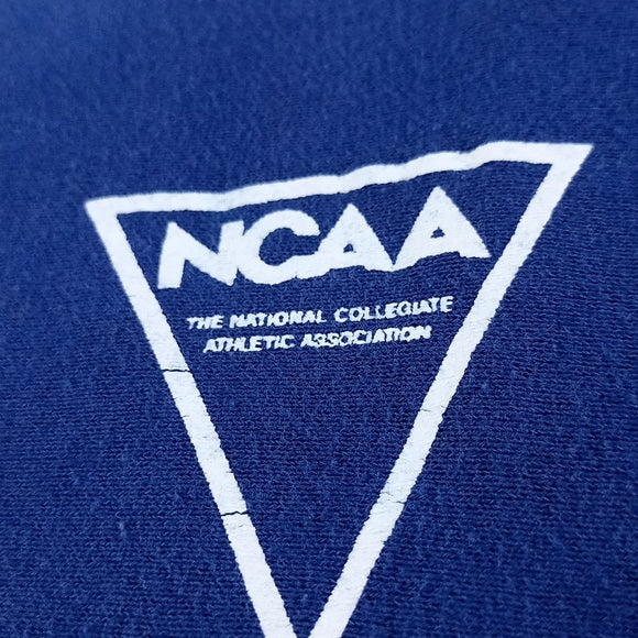 Vintage 90s NCAA Descente SPORTS. BE IN IT! FUNKY COLOUR BLOCK Crewneck Sweater