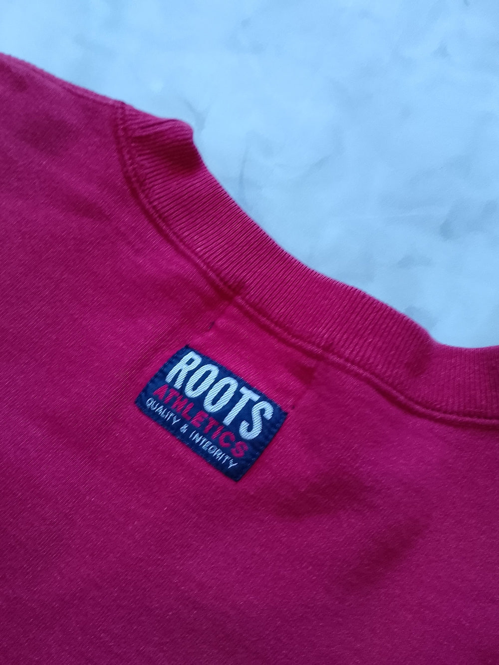 Vintage Roots Athletics Red Crewneck Sweatshirt