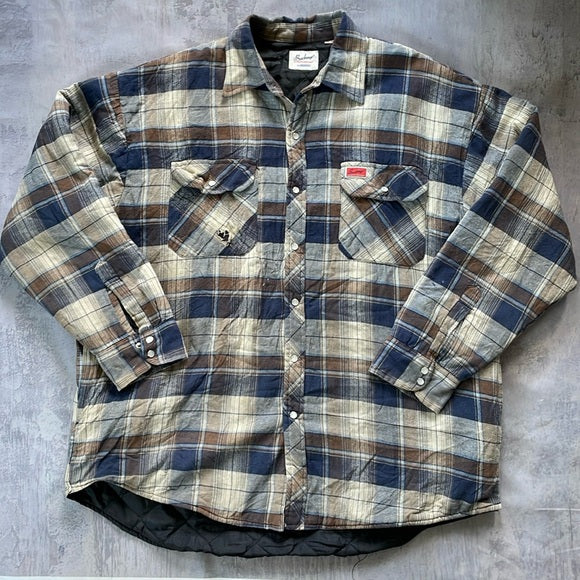 Vintage Distressed Buckeye dickies Plaid Workers Jacket With Pearl Snaps UNISEX