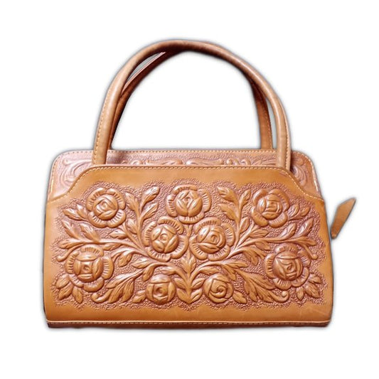 Vintage 1960s MONT ABUR Leather Tooled Purse