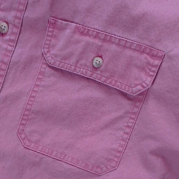 L.L. Bean Men's Casual Pink Button Down Shirt