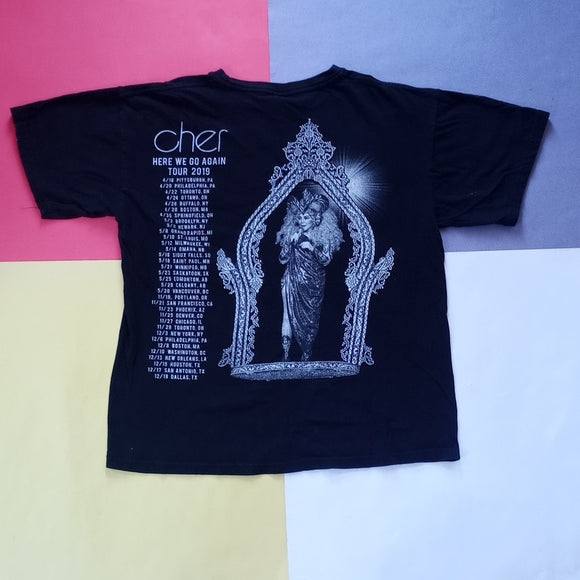 CHER Beleive Here We Go Again Tour 2019 BIG PRINT T-Shirt