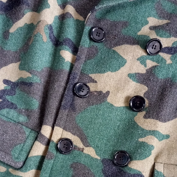 RARE Tsukasa Mikami Designer Wool Camo Jacket - The Pain Of Others - Avant-Garde