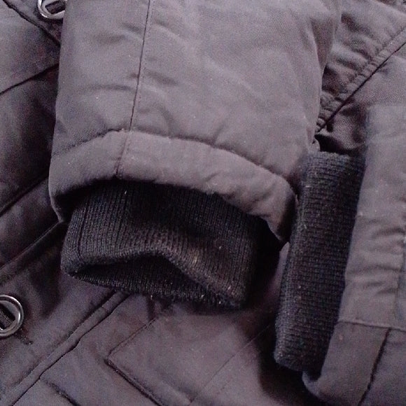 United Colors Of Benetton Black Goosedown Puffer Jacket for Kids