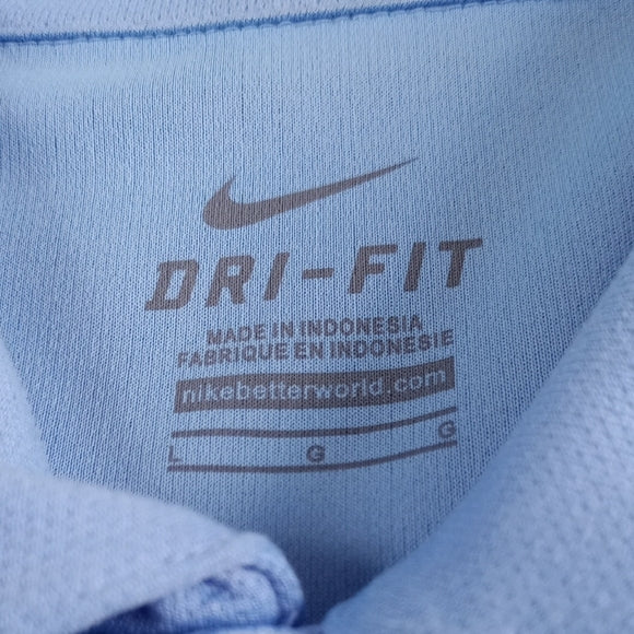 Nike Men's Blue Polo Shirt DRYFIT