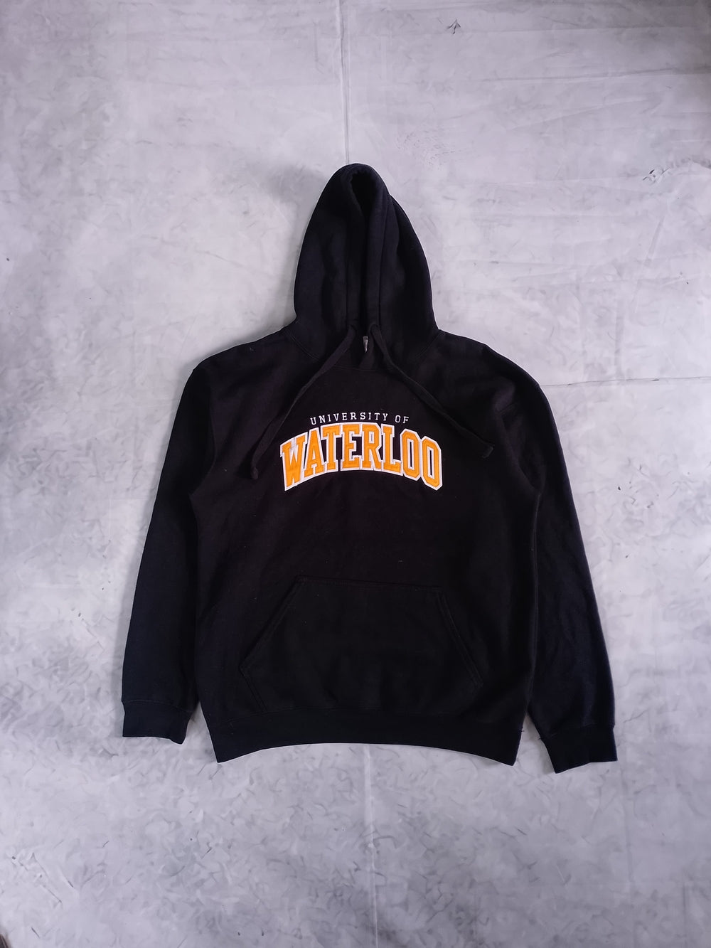 University of Waterloo Black Hoodie Sweatshirt