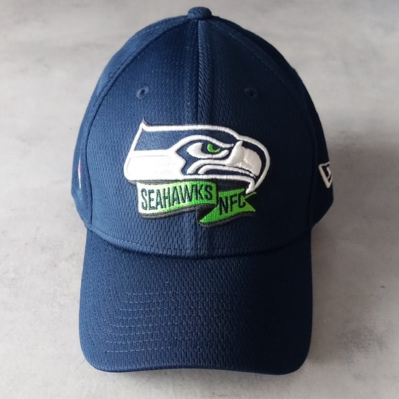 NWOT New Era Seattle Seahawks 2022 NFL Sideline Coaches Navy  39THIRTY Hat