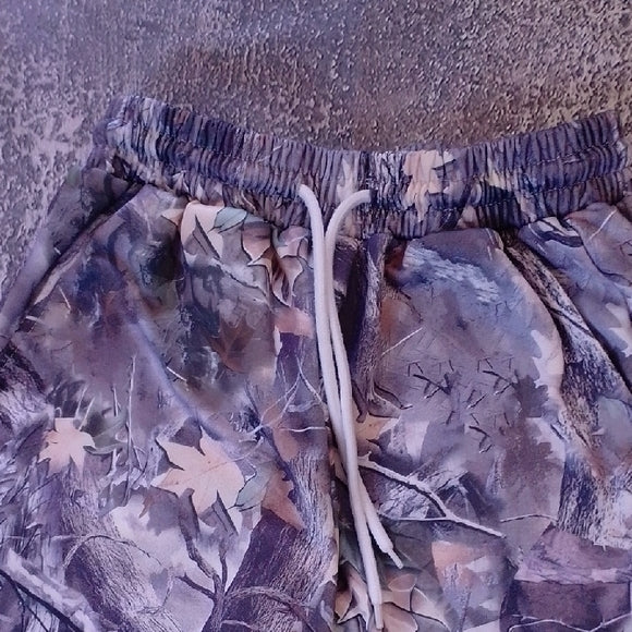 Camouflage Print Sweat Pants