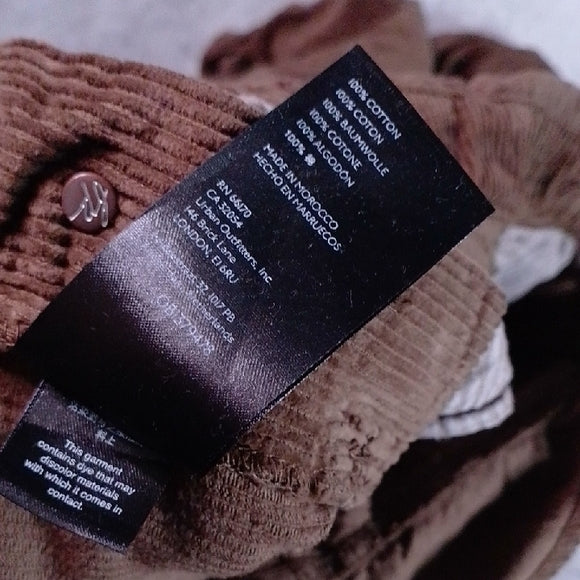 We The Free Brown Corduroy Women's Overalls